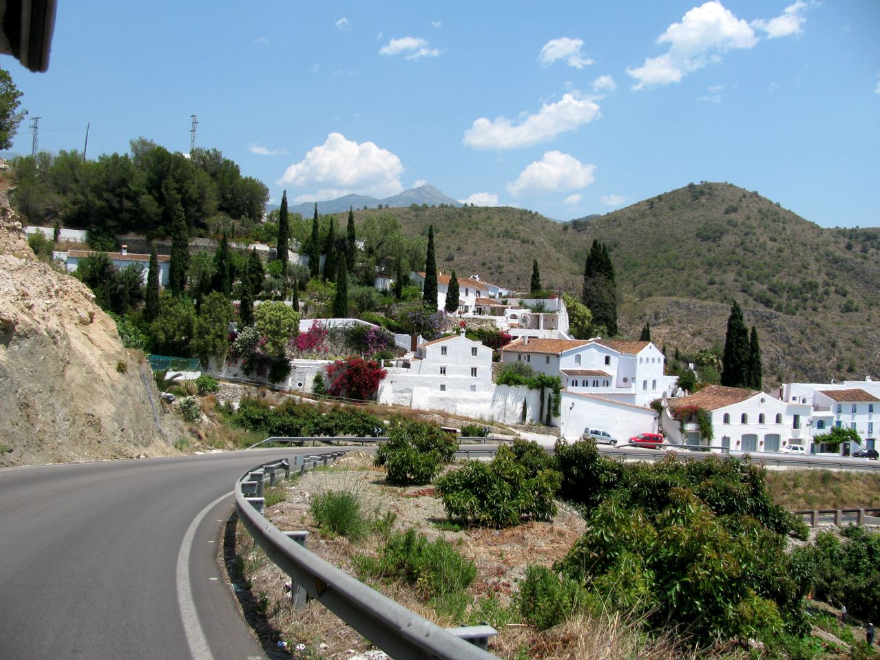 Andalusia beautiful white village Andalusia beautiful white village