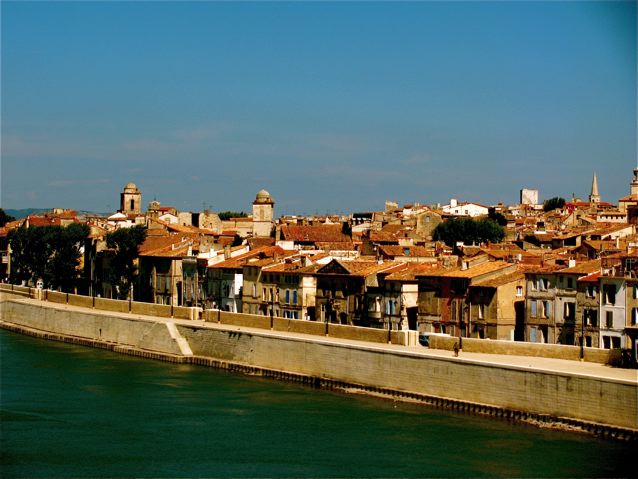 Beautiful Photo of Arles, France, view from bridge, south of france Beautiful Photo of Arles, France, view from bridge, south of france