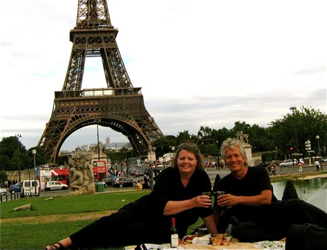 Happy 19th anniversary at the eiffel tower. to life! Happy 19th anniversary at the eiffel tower. to life!