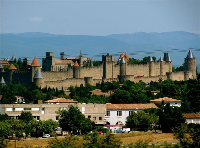 beautiful Carcassone Castle in France beautiful Carcassone Castle in France