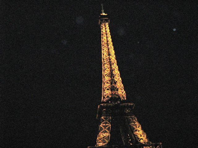 eiffel tower at night by boat Paris france holiday eiffel tower at night by boat Paris france holiday