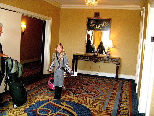 arriving on our 23 floor room at Fairmont SF with little family luggage arriving on our 23 floor room at Fairmont SF with little family luggage