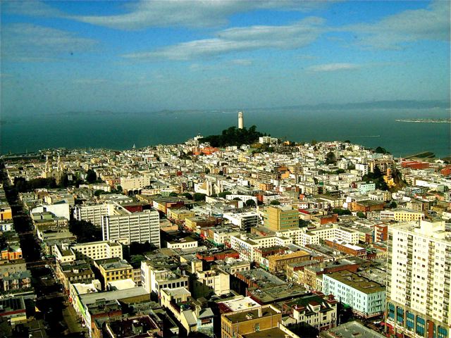 beautiful view of San Francisco from our Fairmont room on 23rd floor on Nop Hill beautiful view of San Francisco from our Fairmont room on 23rd floor on Nop Hill