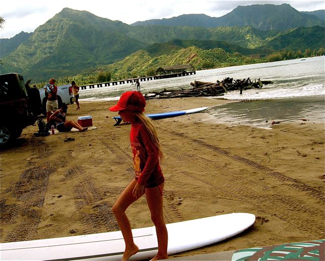 Family Travel Hawaii: Learning to Surf in Kauai Family Travel Hawaii: Learning to Surf in Kauai