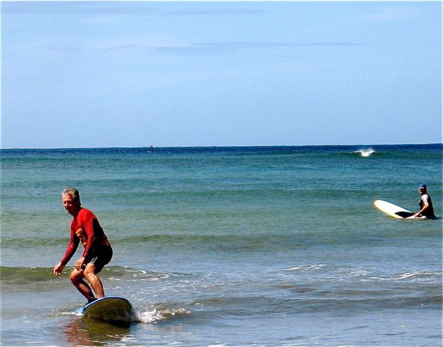 senior surfer in Hawaii senior surfer in Hawaii