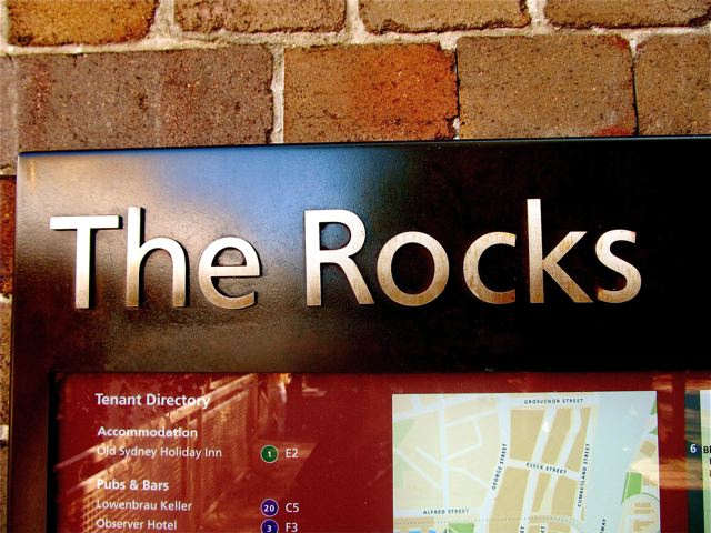 The Rocks famous area in central Sydney Australia The Rocks famous area in central Sydney Australia
