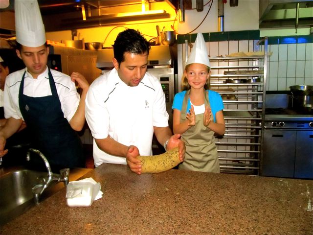 family fun with pastry chef at Four Seasons Amman Jordan