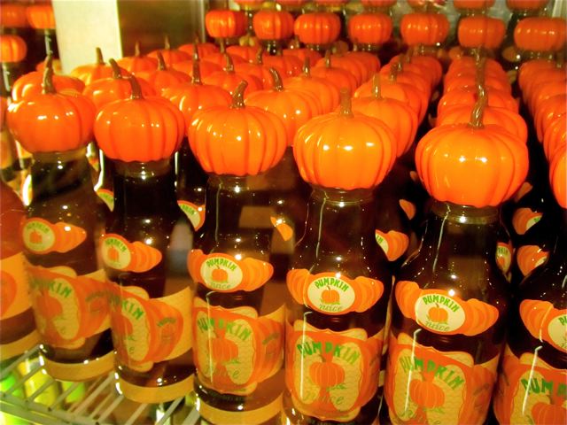 pumpkin juice at Wizarding World