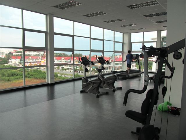 I love working out here with fab sea views and air conditioning, plus I usually have it to myself! I love working out here with fab sea views and air conditioning, plus I usually have it to myself!