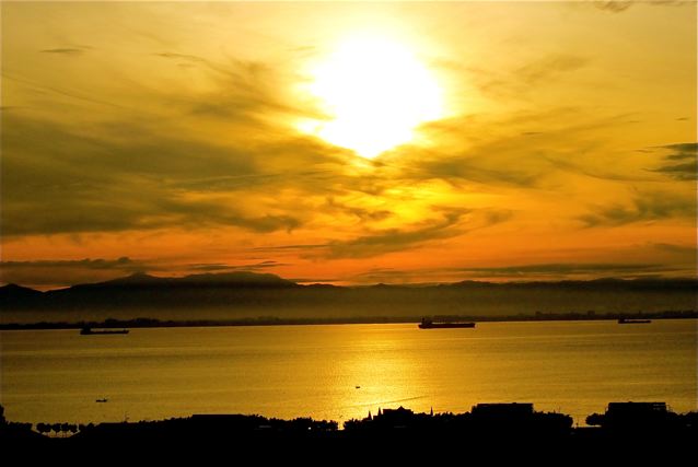 Every day has a beautiful sea sunrise and sunset from our new Penang home Every day has a beautiful sea sunrise and sunset from our new Penang home