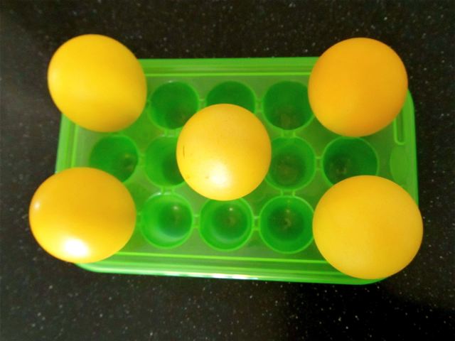 tumeric dyed easter eggs