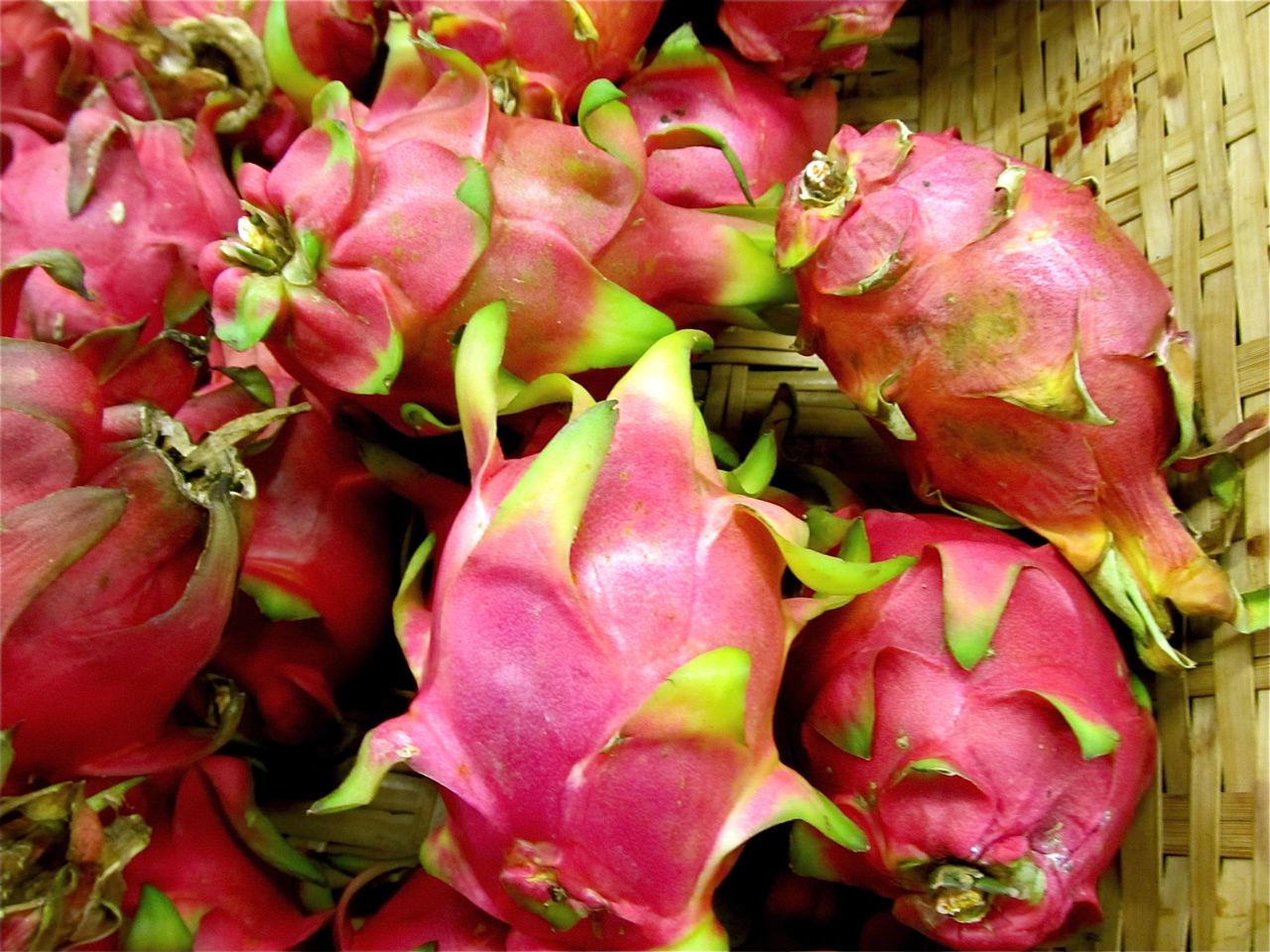 Colorful Exotic Fruit in Tropical Asia