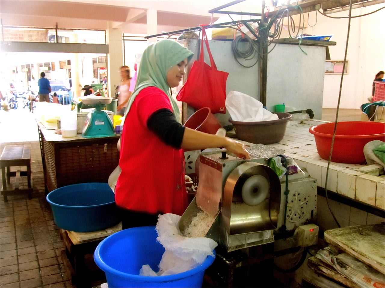 making coconut milk in Asia making coconut milk in Asia