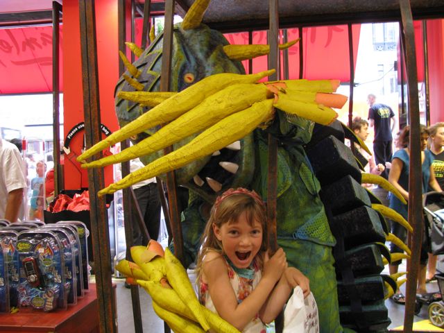 travel kid playing at Hamleys in London travel kid playing at Hamleys in London