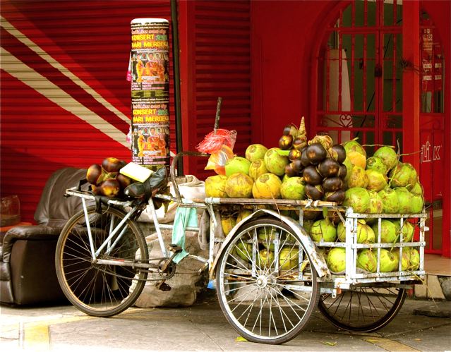 Awesome Asian Coconut Rickshaw Photo