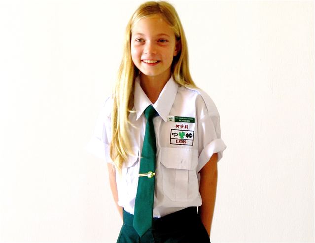 Mandarin speaking blond girl Mandarin speaking blond girl