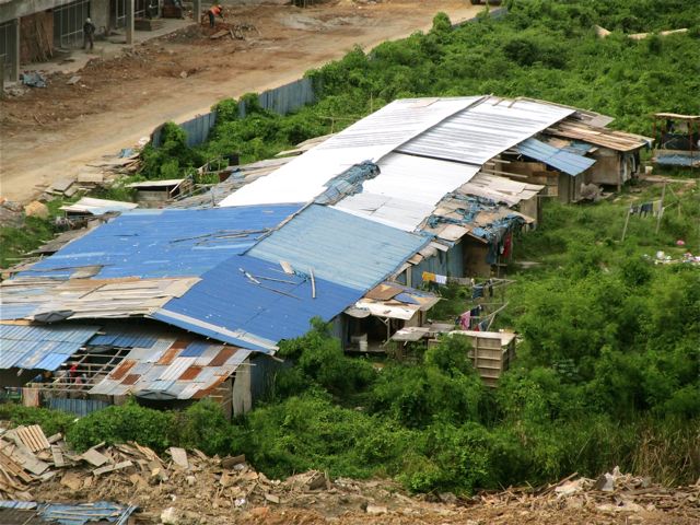 poverty in Asia - construction shanty town poverty in Asia - construction shanty town