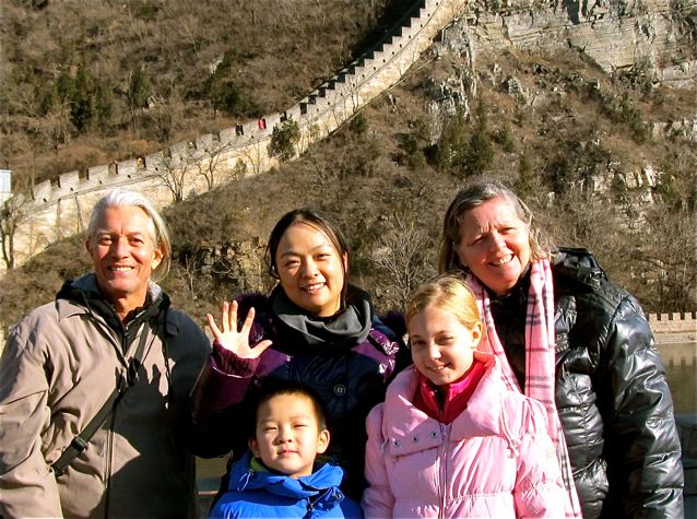 Visiting the Great Wall with our Chinese family Visiting the Great Wall with our Chinese family