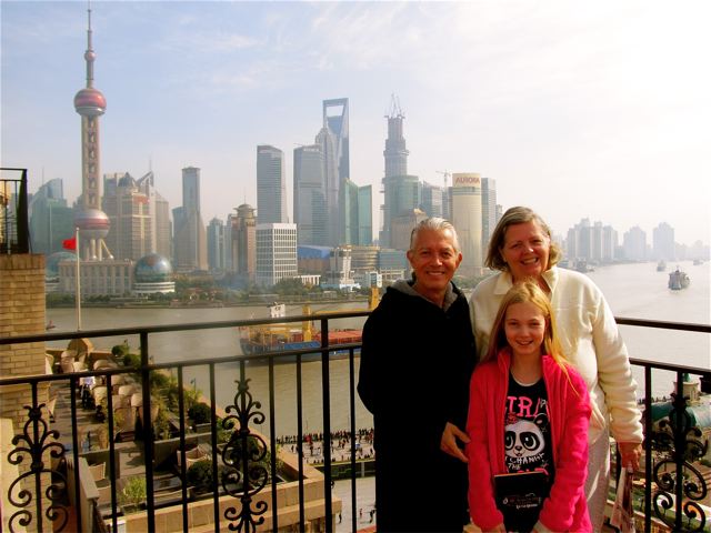 Shanghai skyline from Fairmont's Peace hotel Shanghai skyline from Fairmont's Peace hotel