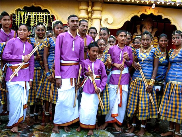 colorful folk dancing group at festival colorful folk dancing group at festival