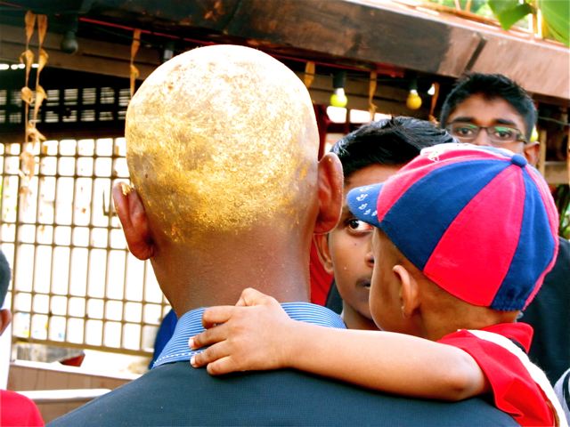 Thaipusam shaved heads Thaipusam shaved heads