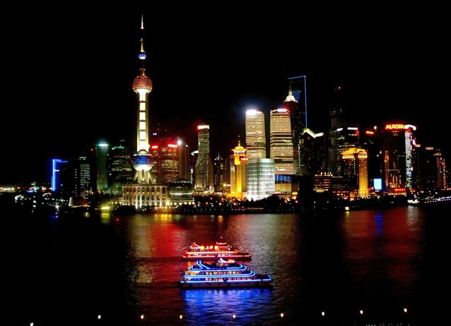 shanghai skyline from Fairmont Peace Hotel shanghai skyline from Fairmont Peace Hotel