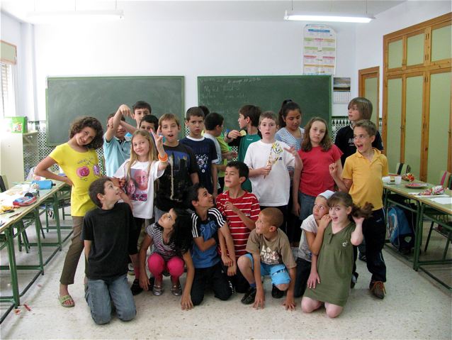 Learning Spanish in Spain - kids having fun at school Learning Spanish in Spain - kids having fun at school