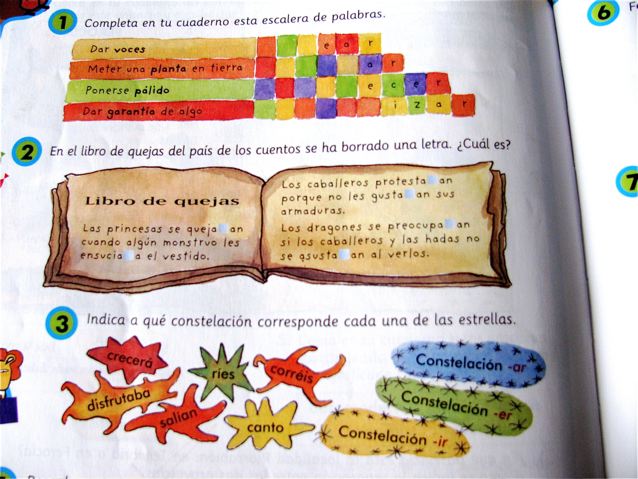 Learning Spanish in Spain kids school books Learning Spanish in Spain kids school books