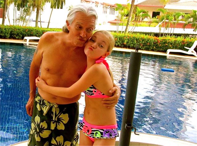 Father and daughter relationship love means being silly together Father and daughter relationship love means being silly together