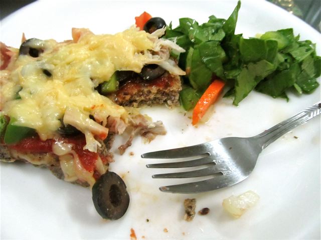 healthy pizza and salad healthy pizza and salad