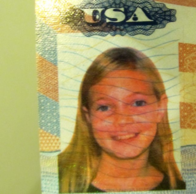 Around the world travel kid on her second passport Around the world travel kid on her second passport