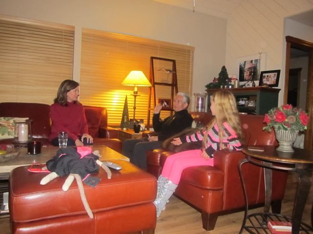 Enjoying family time