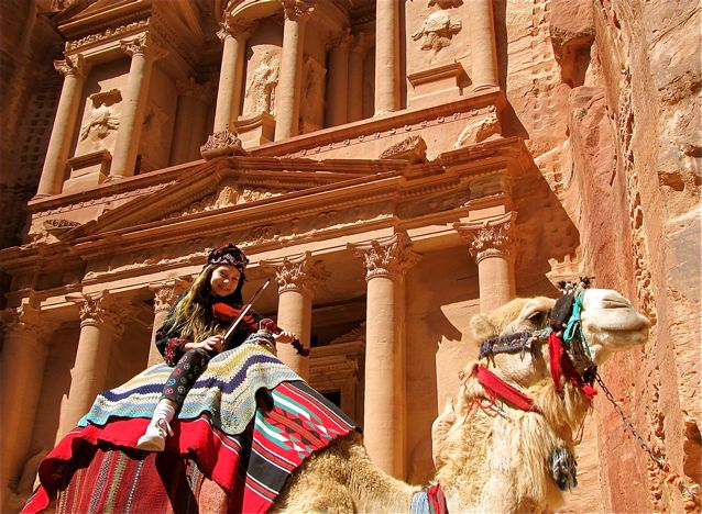 Trilingual Mozart, Travel Kid Expert, Speaks at GEC about World Education ( at Petra)