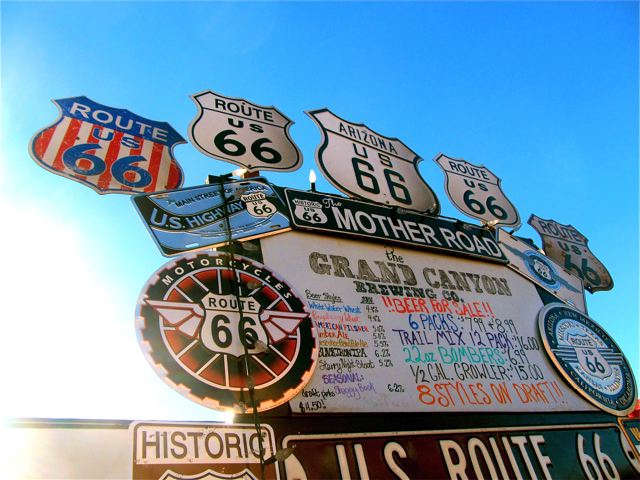 Route 66 - all signs for the mother road