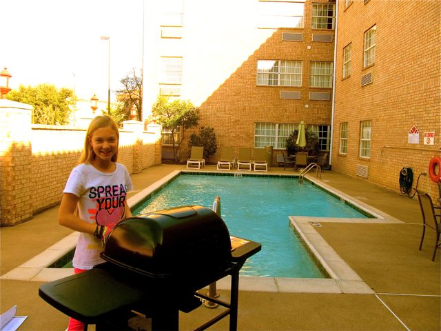 best extended stay hotel Dallas Hawthorn Suites by Wyndham Addison Galleria BBQ Pool