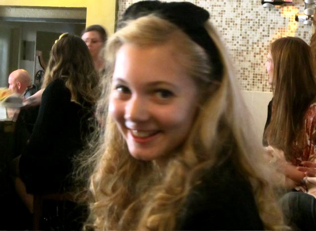 Mozart glowing with joy after she sang and performed - happy kid! Mozart glowing with joy after she sang and performed - happy kid!