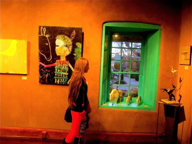 Travel teen Mozart art gallery and museum hopping  in Santa Fe