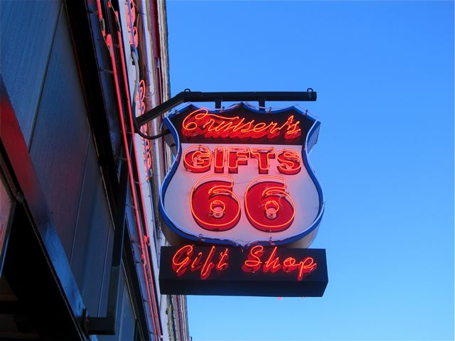 US Route 66 - neon sign
