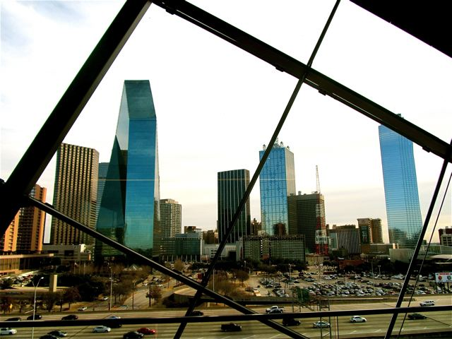 Dallas skyline on luxury getaway break
