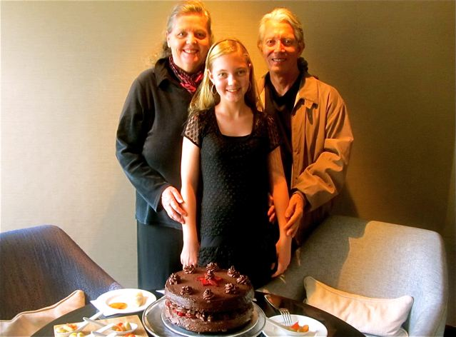 Mozart celebrating her 13th birthday in Sydney Mozart celebrating her 13th birthday in Sydney