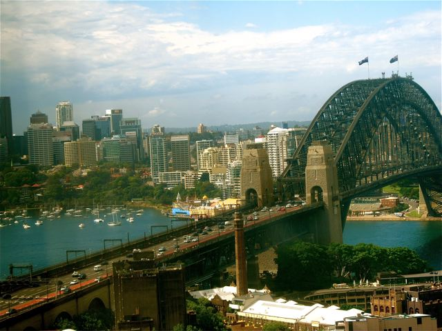 Sydney view from our Four Seasons suite Sydney view from our Four Seasons suite