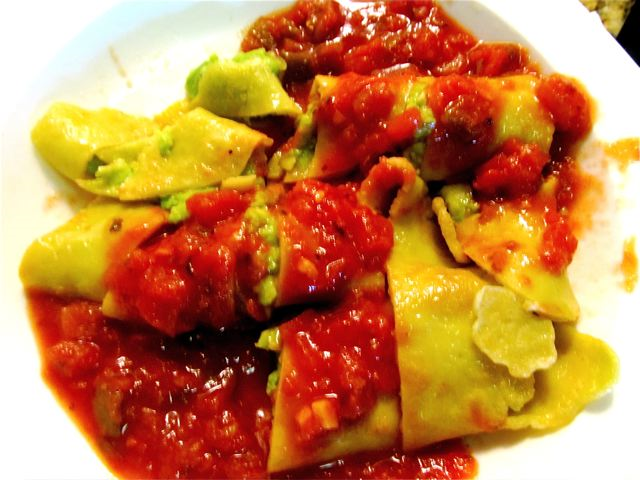 a paleo tortila made into Enchiladas a paleo tortila made into Enchiladas