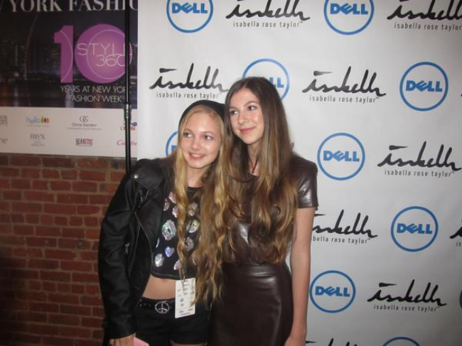 13 year old Mozart interviews 13 year old Isabella Rose Taylor at New York Fashion Week 13 year old Mozart interviews 13 year old Isabella Rose Taylor at New York Fashion Week