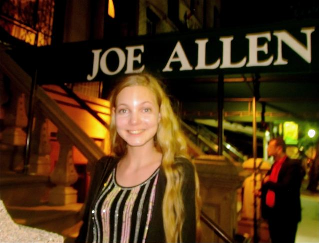Singer Mozart is spotted at Joe Allens Singer Mozart is spotted at Joe Allens