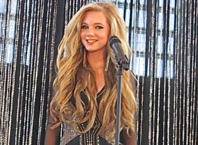 Beautiful teen singer Mozart singing her song "Ashes"