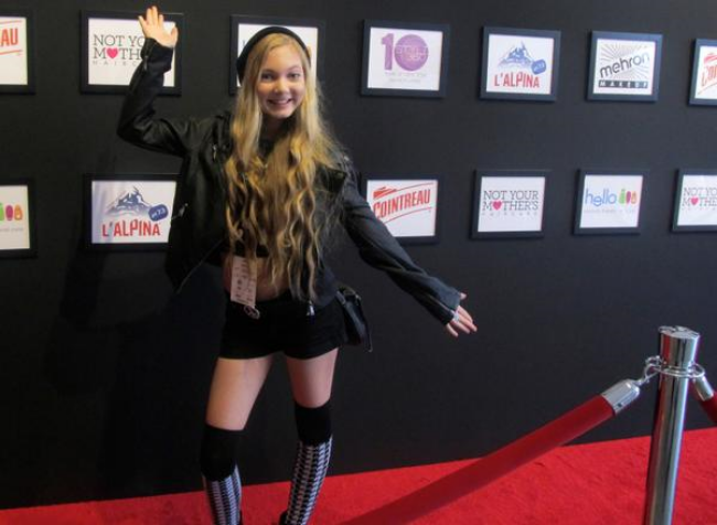 trilingual singer Mozart on the red carpet at New York Fashion Week trilingual singer Mozart on the red carpet at New York Fashion Week
