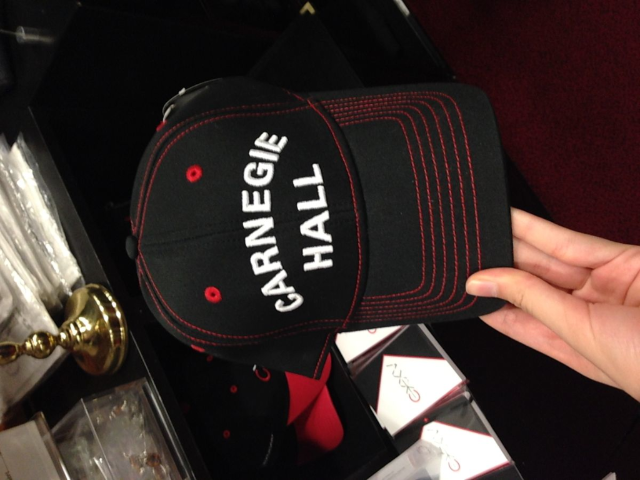 Carnegie Hall souvenir for Mozart after performance Carnegie Hall souvenir for Mozart after performance