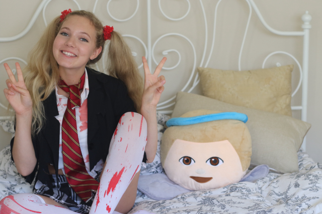 Triple threat teen Mozart Dee stars in Kmart Halloween commercial Triple threat teen Mozart Dee stars in Kmart Halloween commercial
