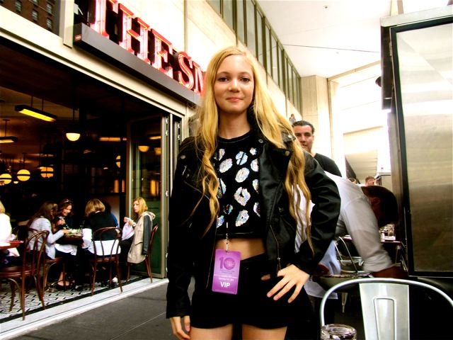 Mozart in NYC for Fashion Week enjoying the restaurants too