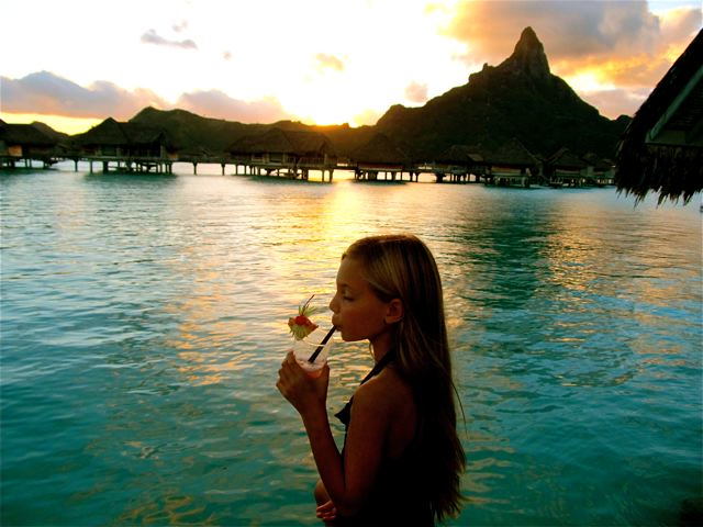 Heavenly Reyna in Bora Bora Heavenly Reyna in Bora Bora